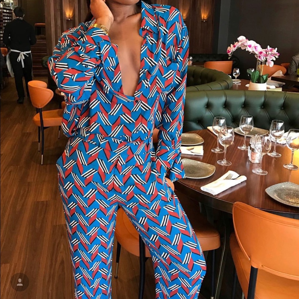 Multi colored Zara co-ord set